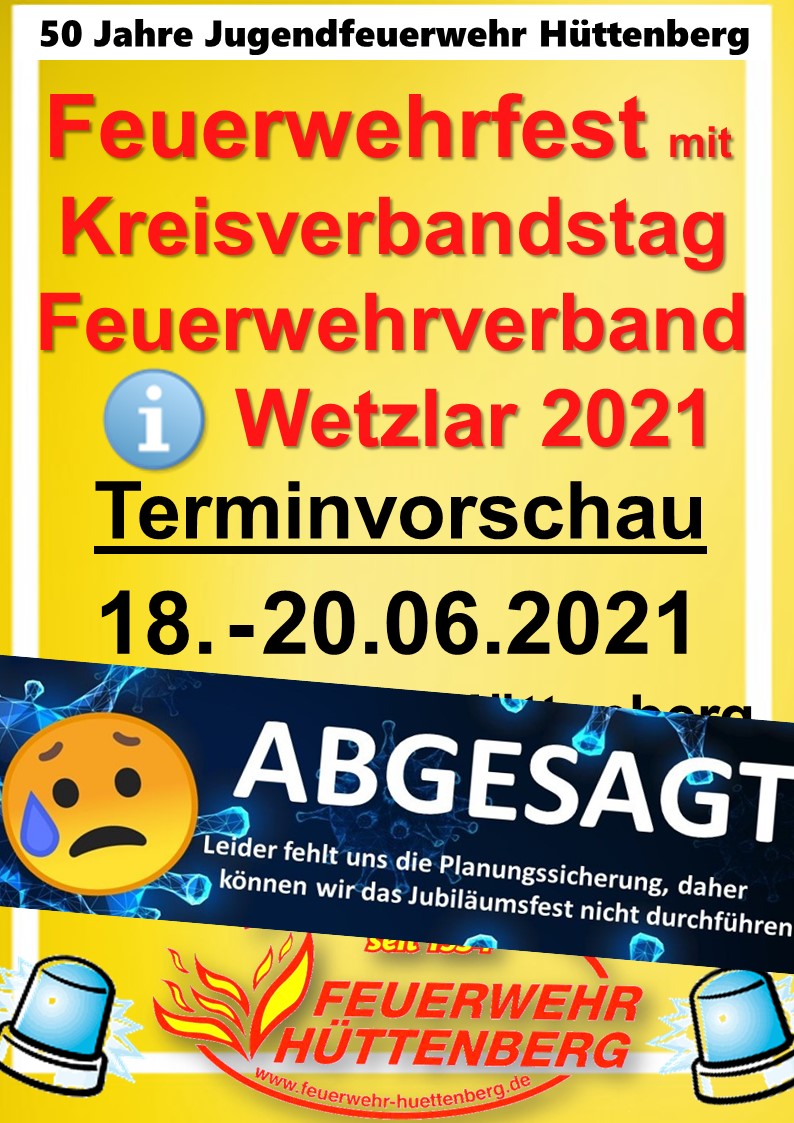 Flyer 2021 Absage I